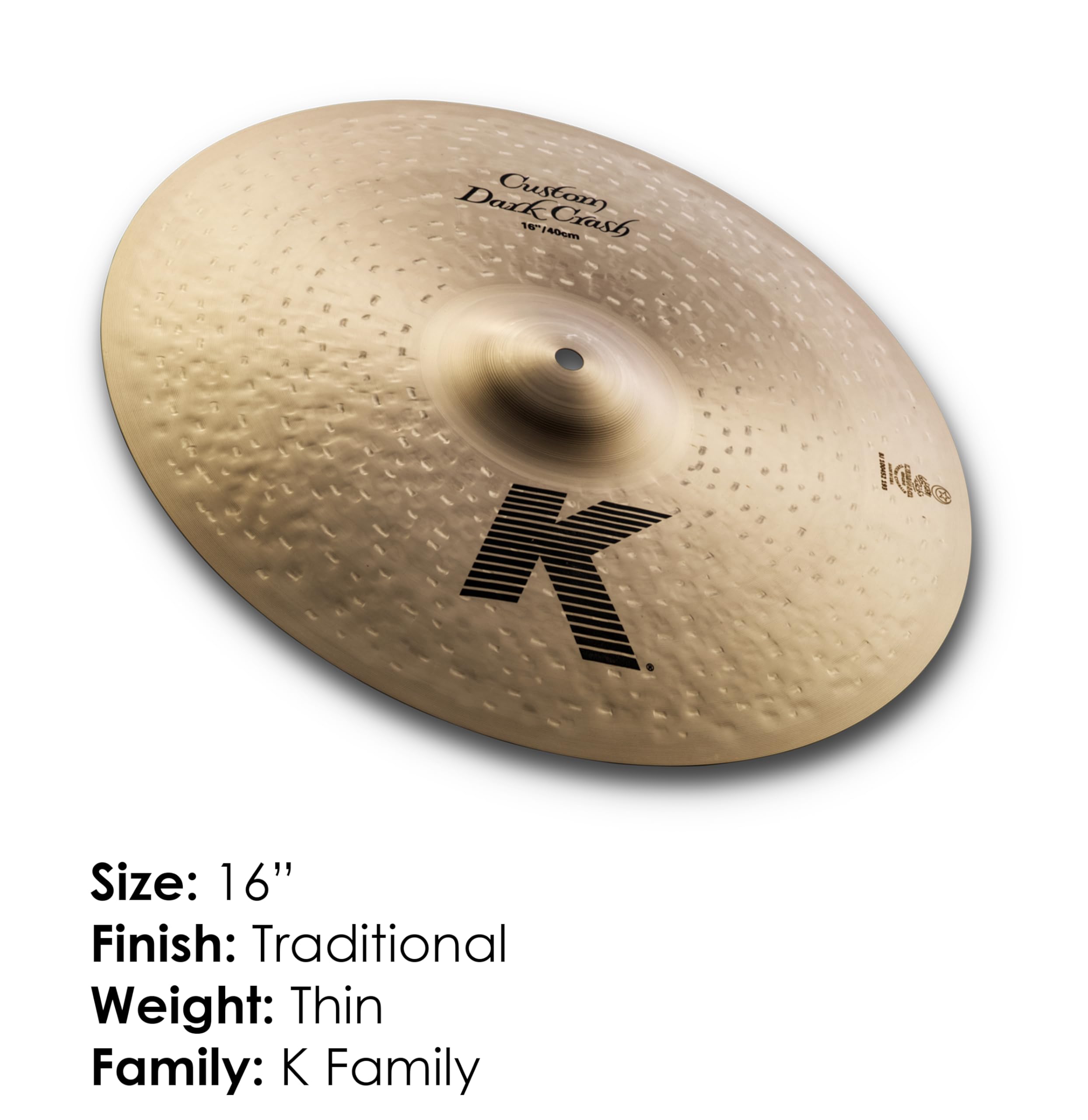 Zildjian Кジルジャン ダーククラッシュ ミディアム 16インチ USED